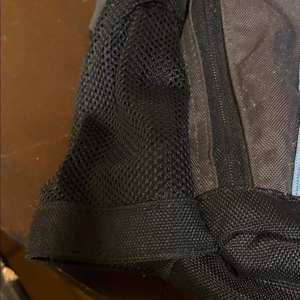 The North Face Men's Black and Light Blue Belt Bag